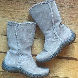 Patagonia Lugano Waterproof Leather Winter Boots Sz 8